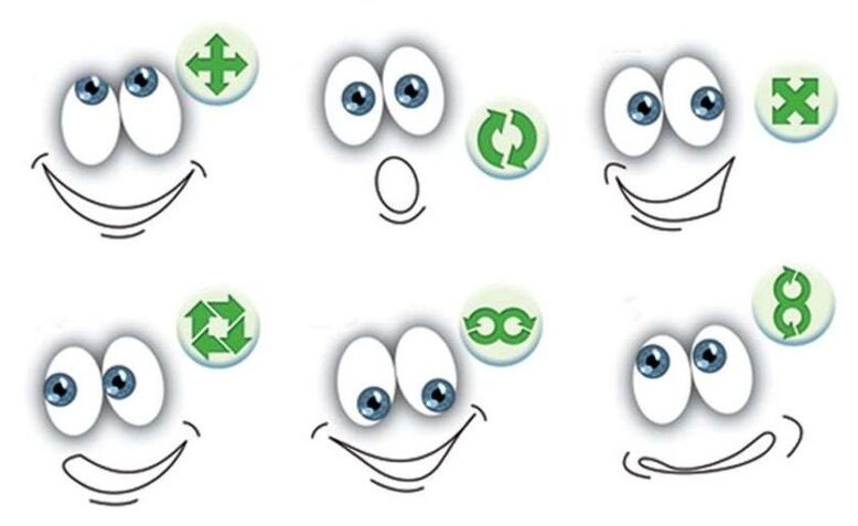 очни упражнения за възстановяване на зрението